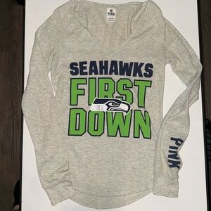 Victorias Secret Pink Seattle Seahawks thermal long sleeve